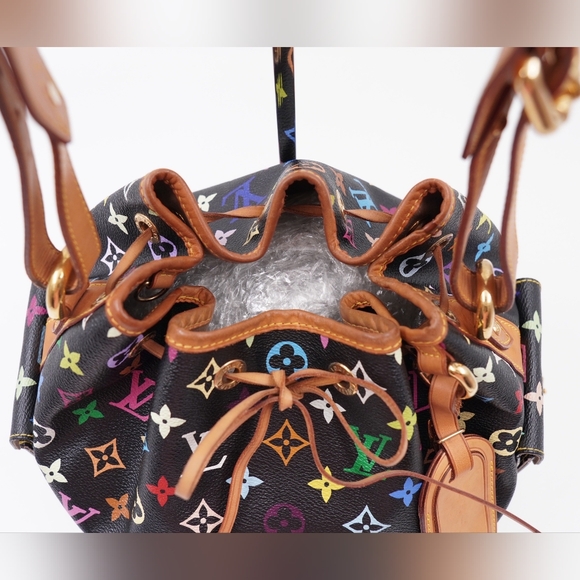 ❌️❌️SOLD❌️❌️BL23❤️Louis Vuitton Black Monogram Multicolor Canvas Noe - Picture 2 of 16